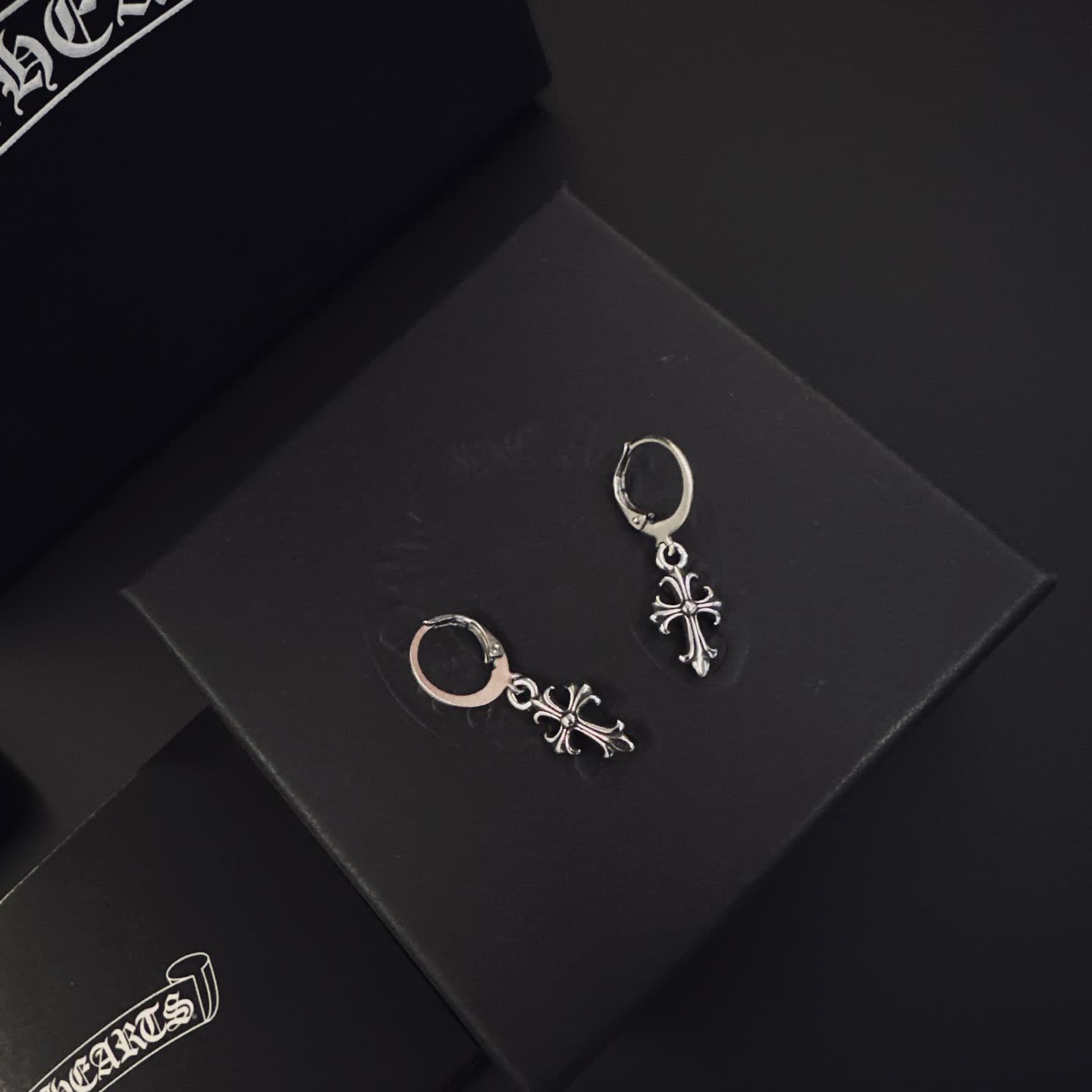 Chrome Hearts Cross Earrings